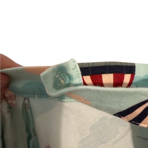 Royal Monk Feels Like Soaring Wrap Skirt in Blue Hot Air Ballon Size Small - Picture 8 of 10